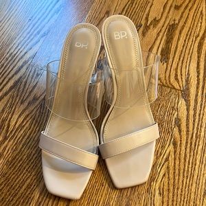 BP NORDSTROM WOMEN’S CLEAR BLOCK HEEL SIZE 10
